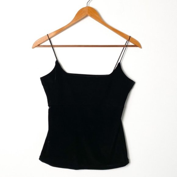 Stunning Vintage Luxe Squared Neck Velvet Silk Top - Picture 4 of 9